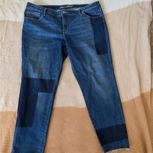 Patchwork Blue Jeans
